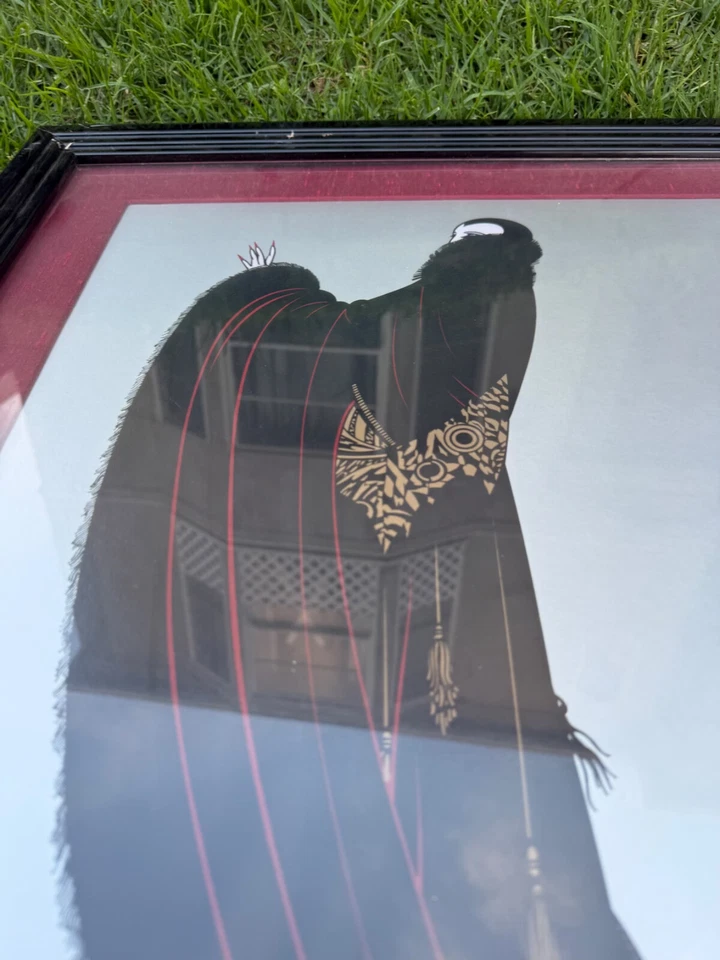 Serigrath on Foil paper by ERTE  (Soiree circa 1980) "  Hand Signed on bottom - Image 4 of 4