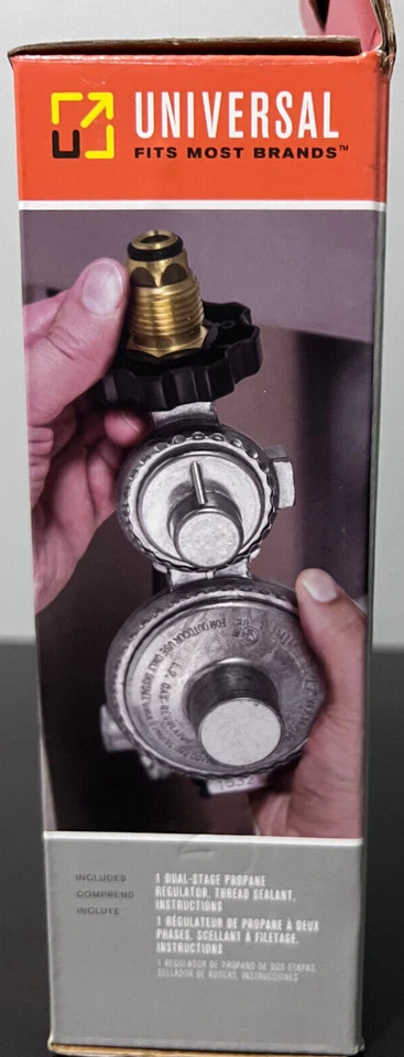 Char-Broil 9059398 Tanque de Propano Acero Regulador de Doble Etapa 3/8 NPT Marca **NUEVO** Foto 2 de 3