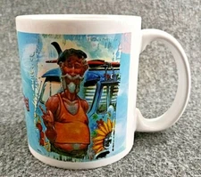 Leanin' Tree Ceramic Gift Mug THEY DON'T MAKE 'EM LIKE US ANYMORE! 60s Hippie