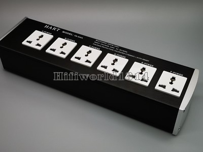 Copper 6Outlet Power Strip Distributor Bar AU EU UK US Plug Socket