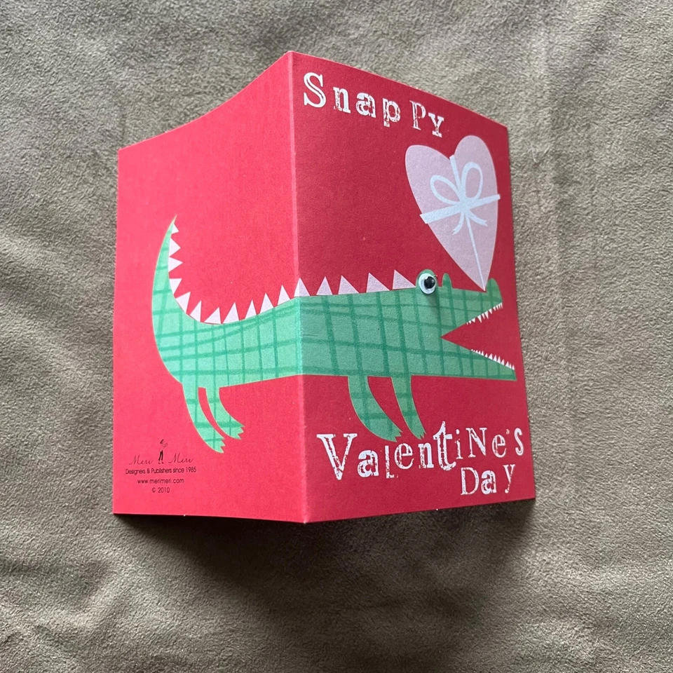 4 x Childrens Valentines Cards Animal Designs - Image 4 of 4