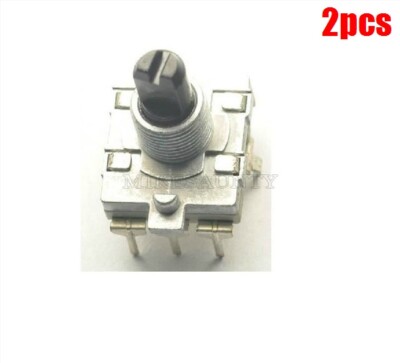 2Pcs With Switch EC16 Audio Digital Potentiometer 15Mm Handle Rotary Encoder zu