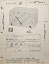 SAMS PHOTOFACT SERVICE MANUAL 200-11 TRUETONE RADIO D-2102A D-2103A B