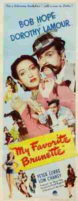 My Favorite Brunette 03 Film A4 Poster Druck 10x8