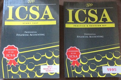 ICSA PROFESSIONAL FINANCIAL ACCOUNTING STUDY TEXT AND PRACTICE AND REVISING KIT