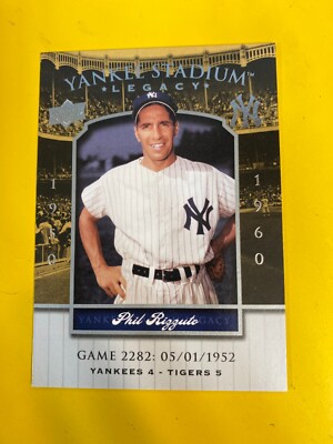 29964 	2008 Upper Deck Yankee Stadium Legacy Collection #2282 Phil Rizzuto