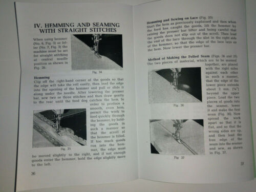 Singer 216 Owners Manual for 216G Class Machines Reproduction - Picture 4 of 6