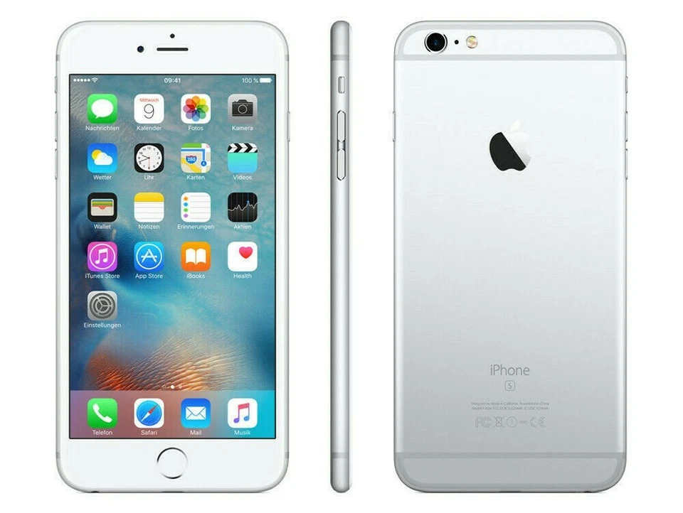 iPhone 6s Plus 64GB Silver(mku72ql/a) Usato Ottimo, batteria nuova 2022 +vetro - Immagine 2 di 4