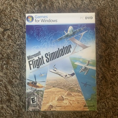 Microsoft Flight Simulator X - PC DVD Windows, Complete w/ Key and Manuals