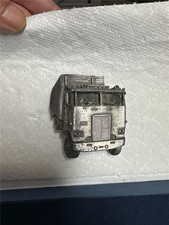 1978 Bergamot Brass Works B-38 Semi Truck Trucker Belt Buckle Made in USA AS IS