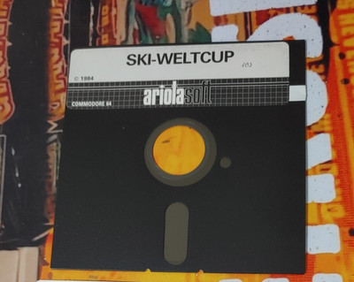 Ski-Weltcup (Ariolasoft 1987) Commodore C 64 (Diskette) works 8-bit classic