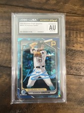 2024 Bowman Draft Sapphire Konnor Griffin 1st Chrome IP Auto CGC/JSA W/10 Auto