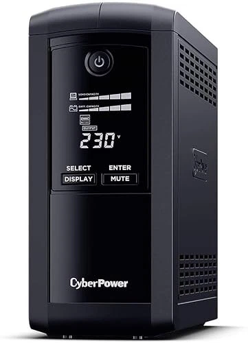 Cyberpower Value Pro 1000Va Line Interactive Tower Ups 550W Lcd Display 6X Iec A - Image 2 of 3
