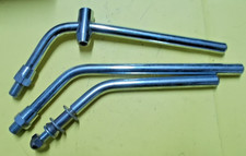 Kit Aste Staffe supporti  3 specchietto retrovisore moto Custom Cafè Racer nuovo