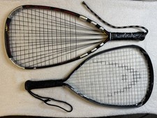  2 Racquetball Racquets Head Liquidmetal 170  Demon 3 5/8 Need Grip Very Solid