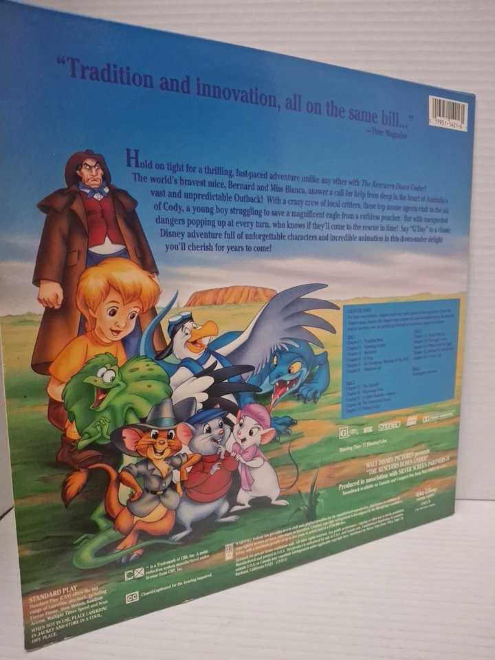 The Rescuers Down Under ( 1977 LASERDISC),gr - Image 2 of 2