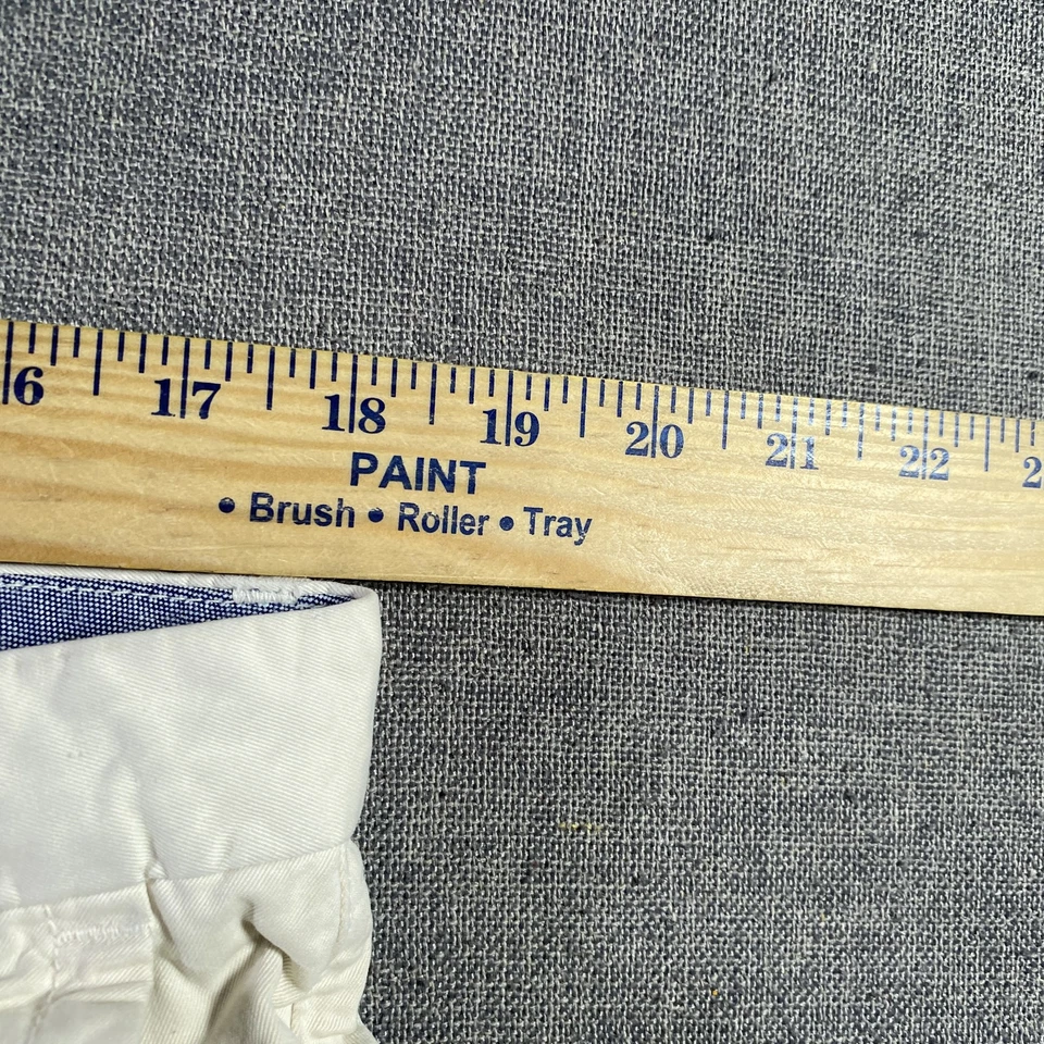 Tommy Bahama Pantalones Cortos Para Hombres 36 Beige Frente Plano Informal Golf Chino Bolsillos Traseros Foto 4 de 4