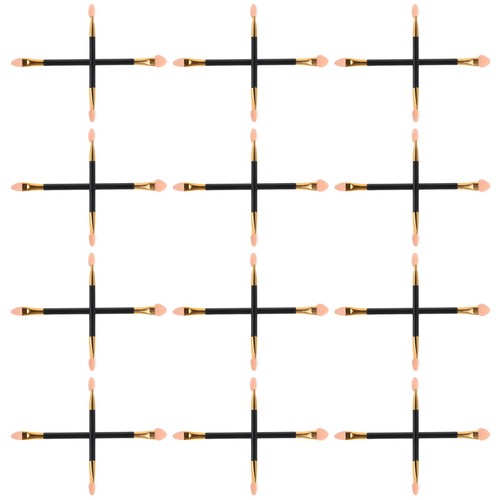 24 Pcs Double Sided Eyeshadow Brush Dual Ended Sponge Double-ended Makeup - Picture 2 of 12