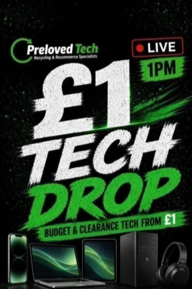 Clearance Tech | £1 Starts 60s Auctions | Mobiles, Laptops, Tablets + More