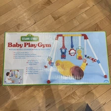 Vintage Tyco 1994 Sesame Street Baby Activity Play Gym With Box (NEW OPEN BOX)