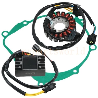 Stator Regulator Rectifier &Gasket For Suzuki DRZ400 DR-Z400E DR-Z400S DR-Z400SM - Image 1 of 4