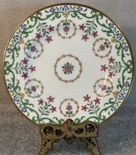 (2) TWO Minton 6" Bread Plates England Produced for Caldwell & Co. Philadelphia