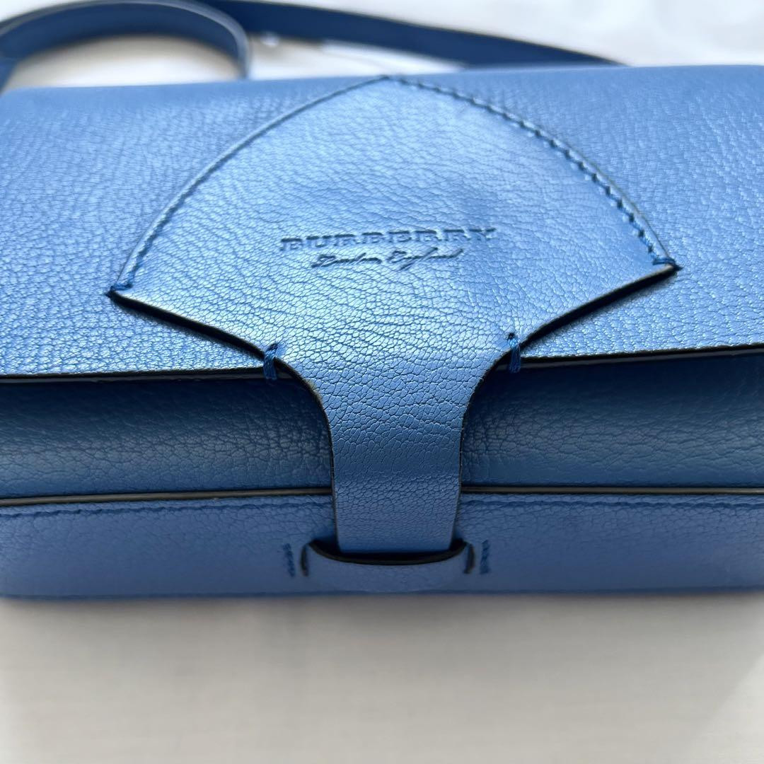 ハンドバッグ BURBERRY Handbags Women Leather Blue/Dark Blue Burberry Blue Leather Shoulder Bag Crossbody Satchel 7.9