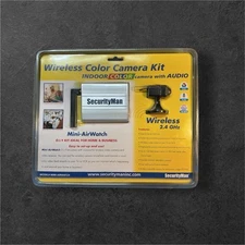 NEW SEALED SecurityMan Mini-AirWatch Mini Wireless Color Camera Kit