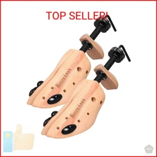 KevenAnna Pair of Premium Professional 4-way Wooden Shoe Trees, Wooden Shoe Stre