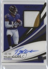 2021 Panini Immaculate Rookie 45/99 Tylan Wallace #124 Patch Auto 1ml7