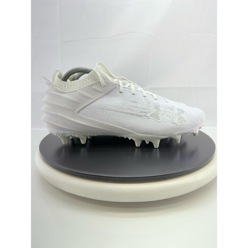 Under Armour Blur Smoke Suede 2.0 MC Herren 8,5 weiß 3027978-101 Fußballschuhe - Bild 5 von 10