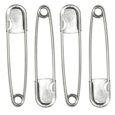 10pcs XL Stainless Steel Safety Pins Heavy Duty (10)
