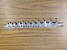 38 Drive Metric Crow Foot Wrench Set 10-piece 10-22mm
