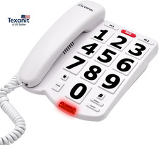 Landline Phones for Seniors, Adjustability Features, One-Touch Dialling,Big Butt