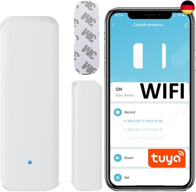 Sone Smart One Türsensor Alarm, Fenstersensor Drahtloser. Alarm in Echtzeit. 