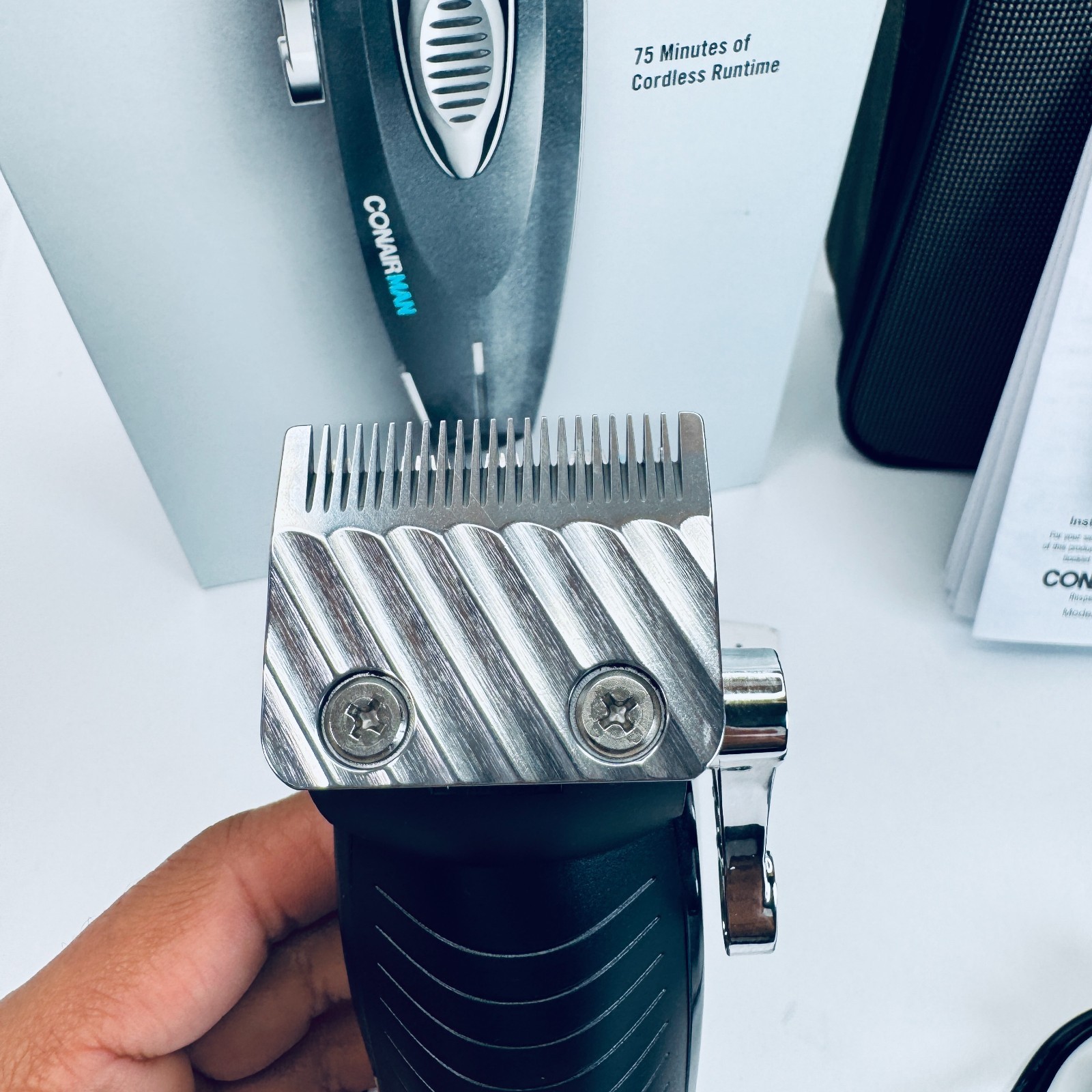 ConairMAN Hair Clippers for Men, 20-Piece Home Hair Cutting Kit with Lithium Ion