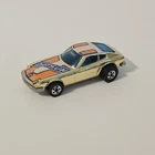 Vtg 70s Hot Wheels Golden Machines Datsun 240 Z Whiz Gold Chrome NM HK