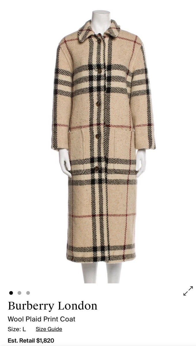 Burberry London Plaid Black Coats, Jackets & Vests for Women for