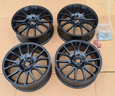 Cerchi In Lega Abarth 17" Formula - Tributo nero opaco 4x98