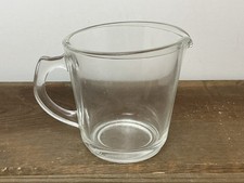 Vintage Pyrex D Handle Small 8oz Pitcher Clear 508 Made In The USA