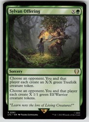 Sylvan Offering 261 Commander: The Lord of the Rings: Tales of Middle-earth