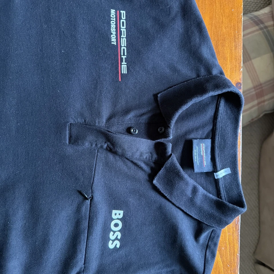 Camiseta polo oficial para hombre Porsche Motorsport Hugo Boss Foto 2 de 3