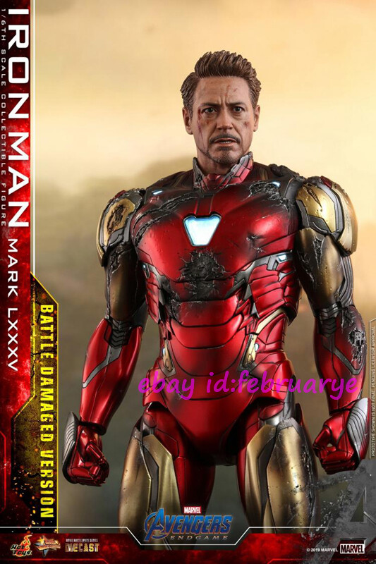 Hottoys 1/6 Mms543d33 Iron Man Mark Lxxxv (Battle Damaged Version