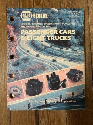Vintage original NAPA Echlin Ignition, Electrical etc. Passenger car, truck book