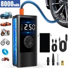 Portable Air Compressor Air Pump for Compact Car Fast Inflate Electric Bike Pump