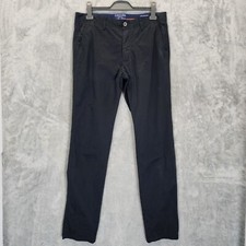 Scullers men's crew fit pants size 34 black in color in good pre-owned condition