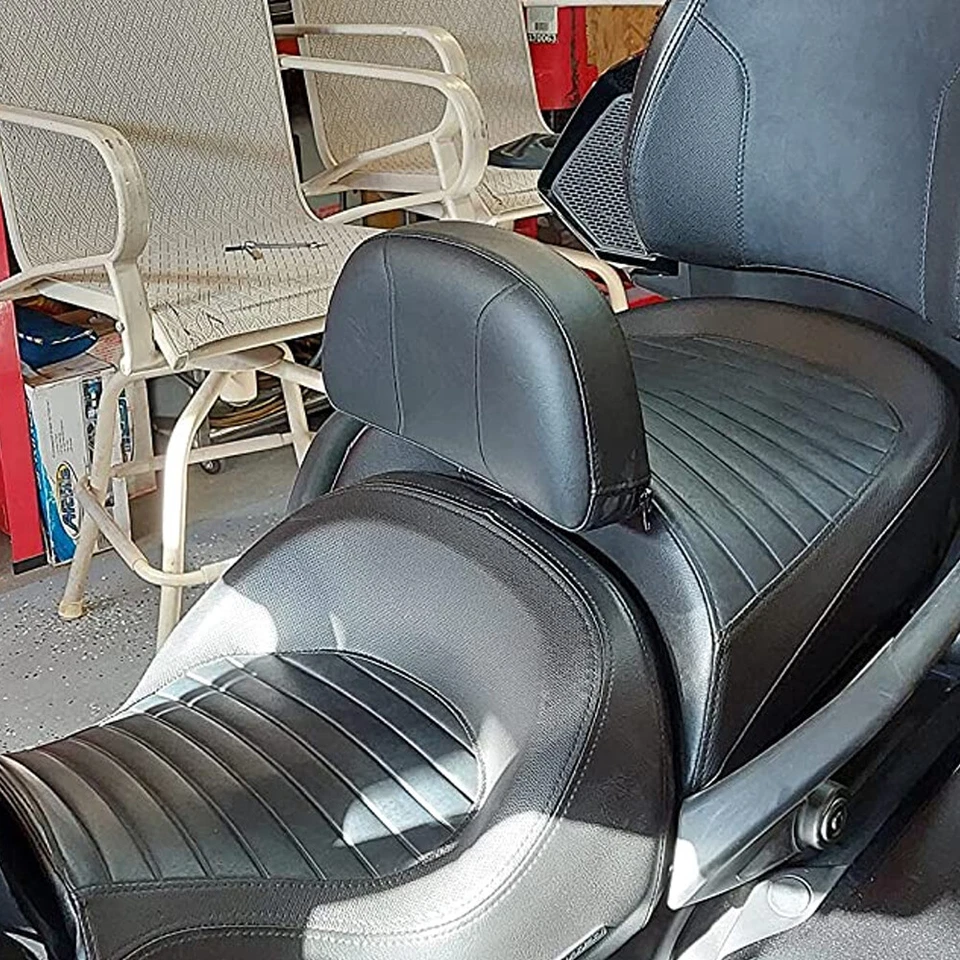 1" - 3" Adjustable Driver Backrest Pad For Can Am Spyder F3 F3-S F3-T 2015-2025 — 第 2/4 张图片