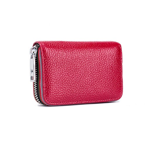 Mens Womens RFID Blocking Leather Wallet ID Credit Card Holder Zipper Purse - Picture 12 of 22