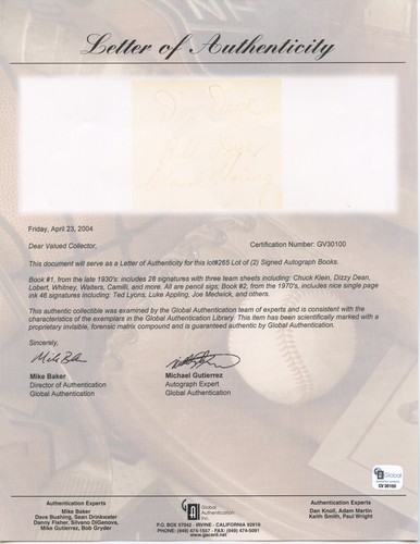 LUKE APPLING Autograph - Signed auto album page - PSA/DNA COA! HOF! - Picture 4 of 4