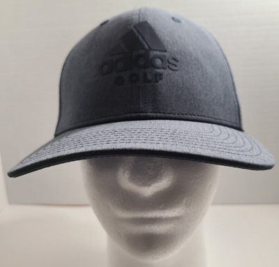 Adidas Golf one size fits most gray snapback hat RN#88387 CA#40312